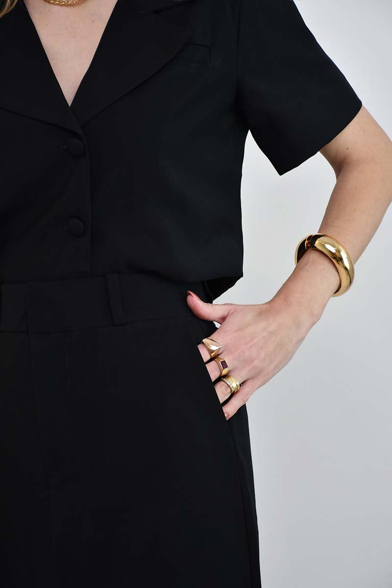 saia midi beth preto bolso