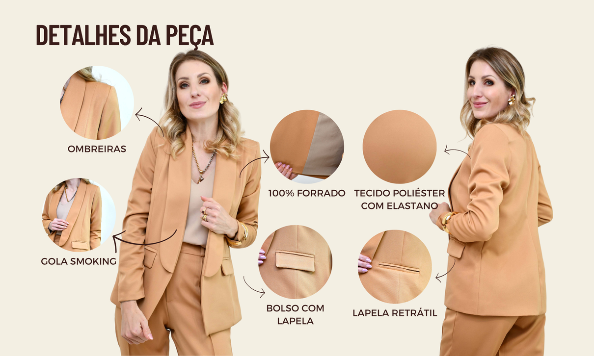tabela de medidas site blazer alfaiataria ellen camel