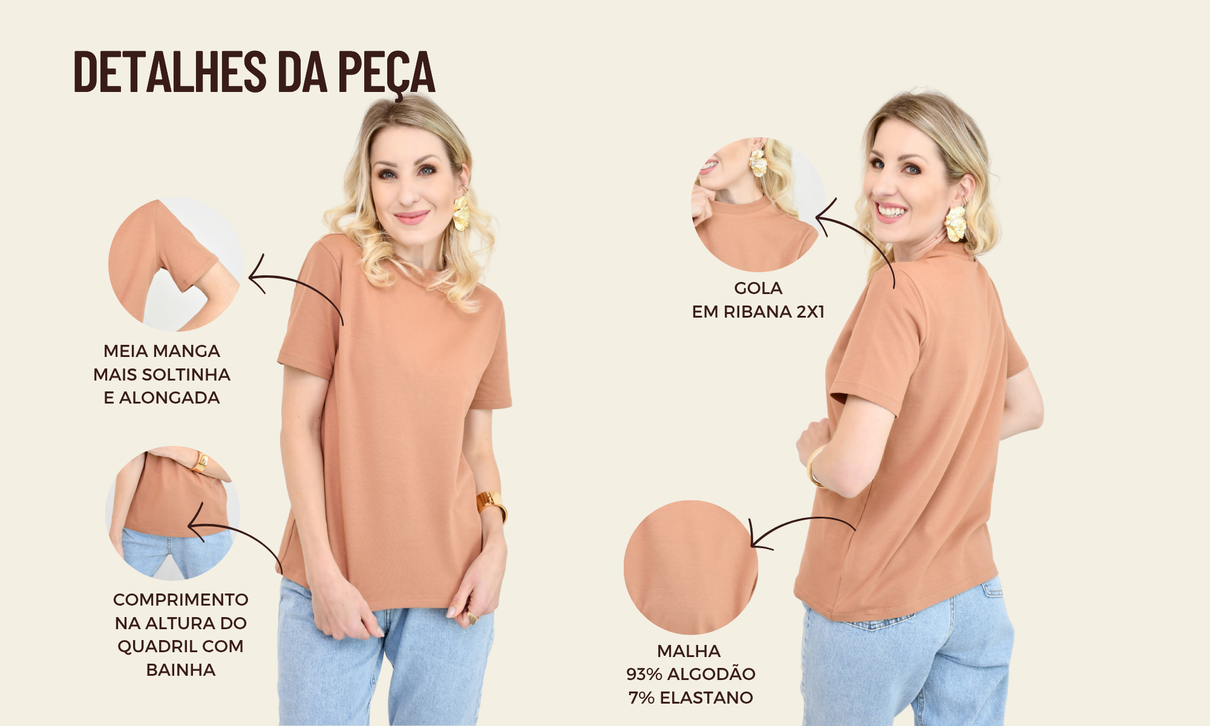 ficha de detalhes da t shirt paula mocha mousse