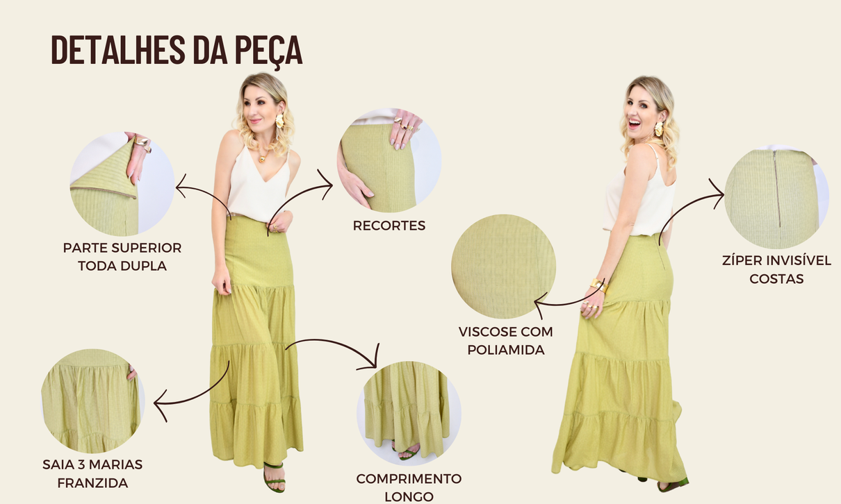 ficha de detalhes saia luna verde