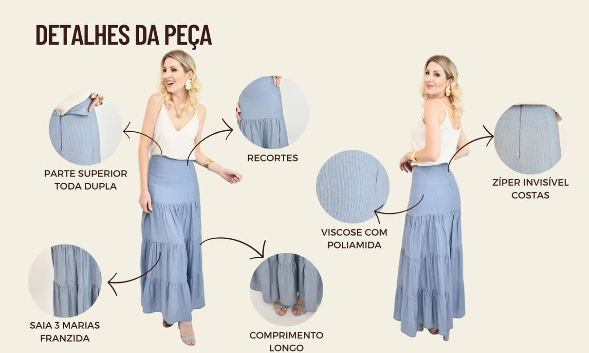 ficha de detalhes saia luna azul