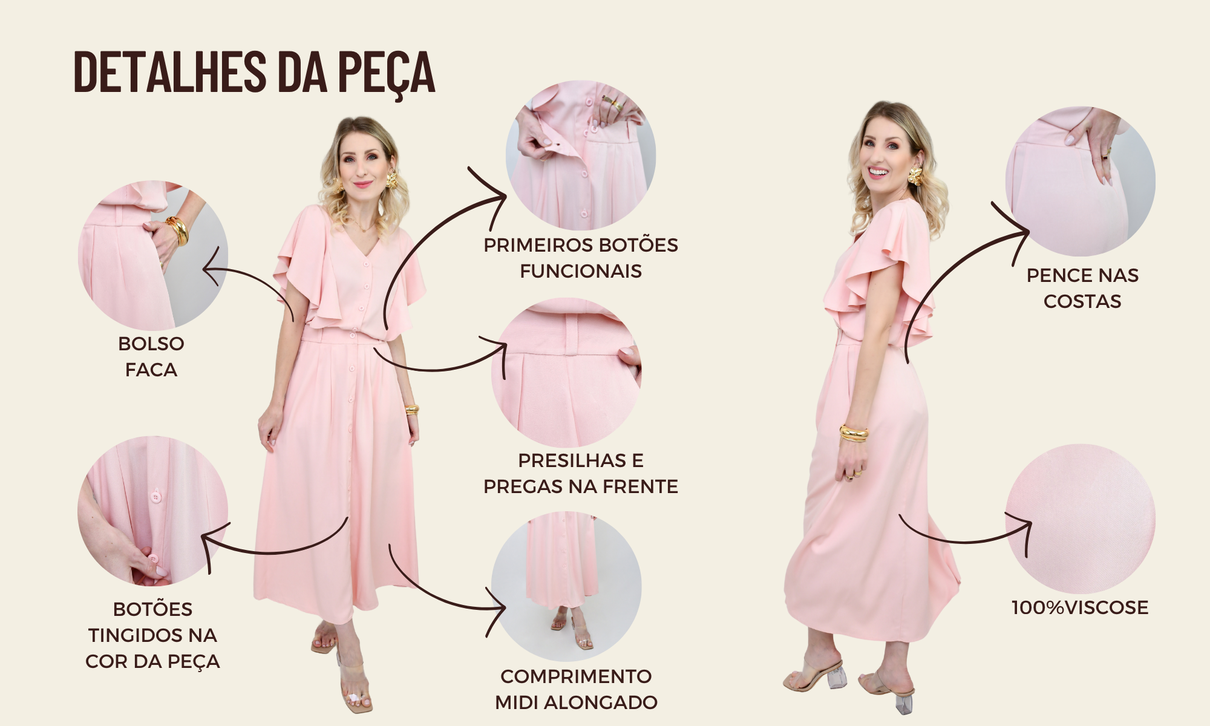 ficha de detalhes saia amabile rosa bebe