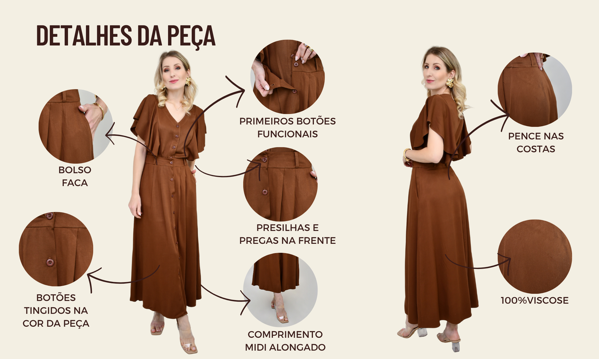 ficha de detalhes saia amabile marrom