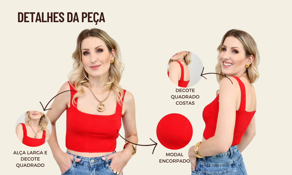ficha de detalhes blusa cropped bella