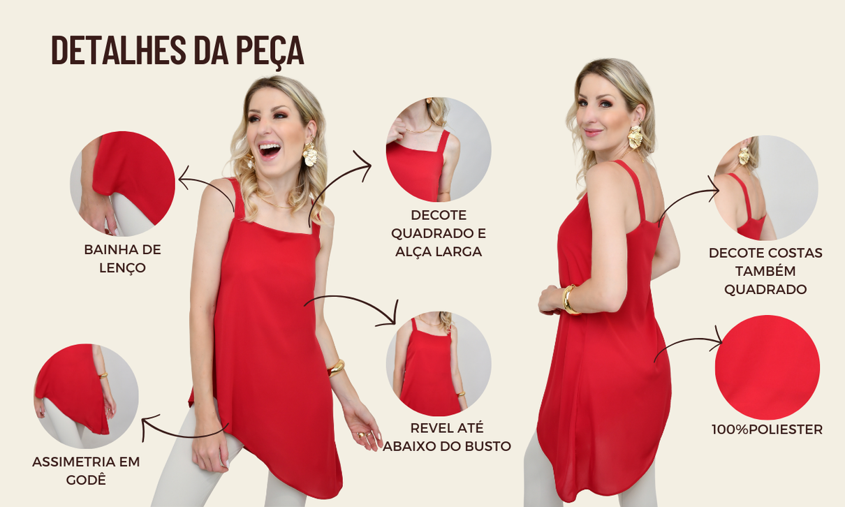 ficha de detalhes blusa natalia vermelho