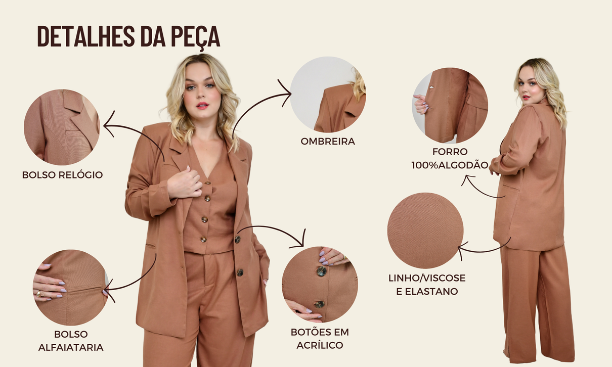 ficha de detalhes blazer livia avela