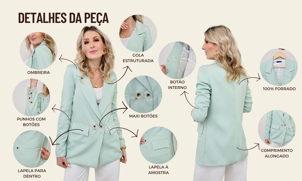 ficha de detalhes blazer antonia verde menta