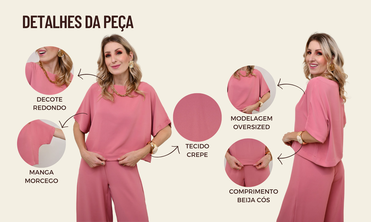 ficha de detalhes blusa zena rosa cha