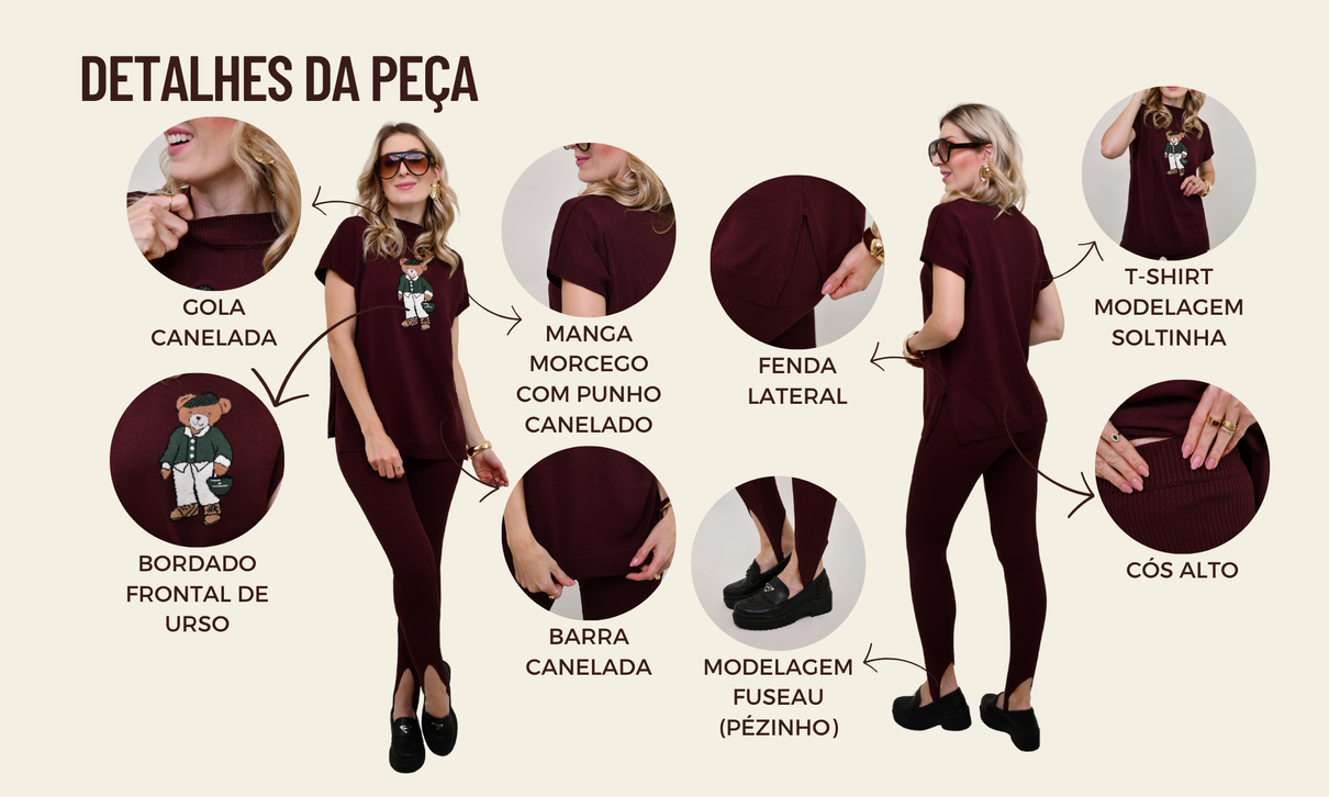 ficha de detalhes conjunto teddy vinho malbec