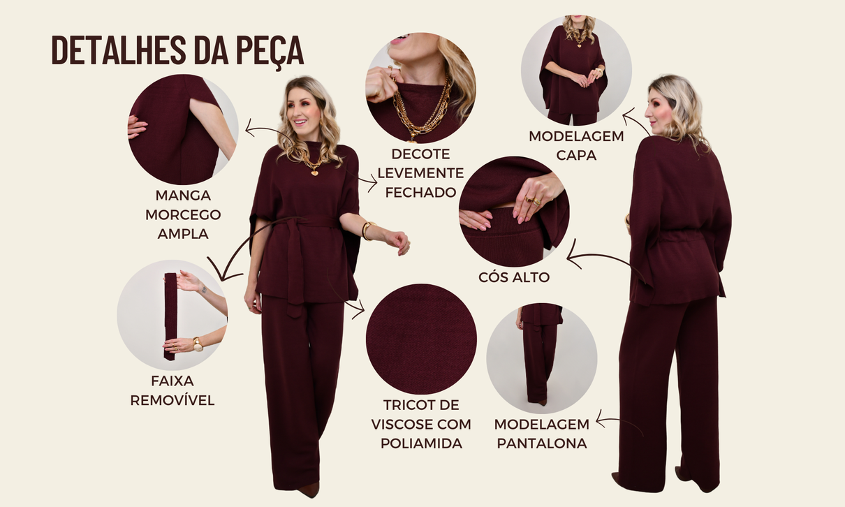 ficha de detalhes conjunto bahamas vinho malbec