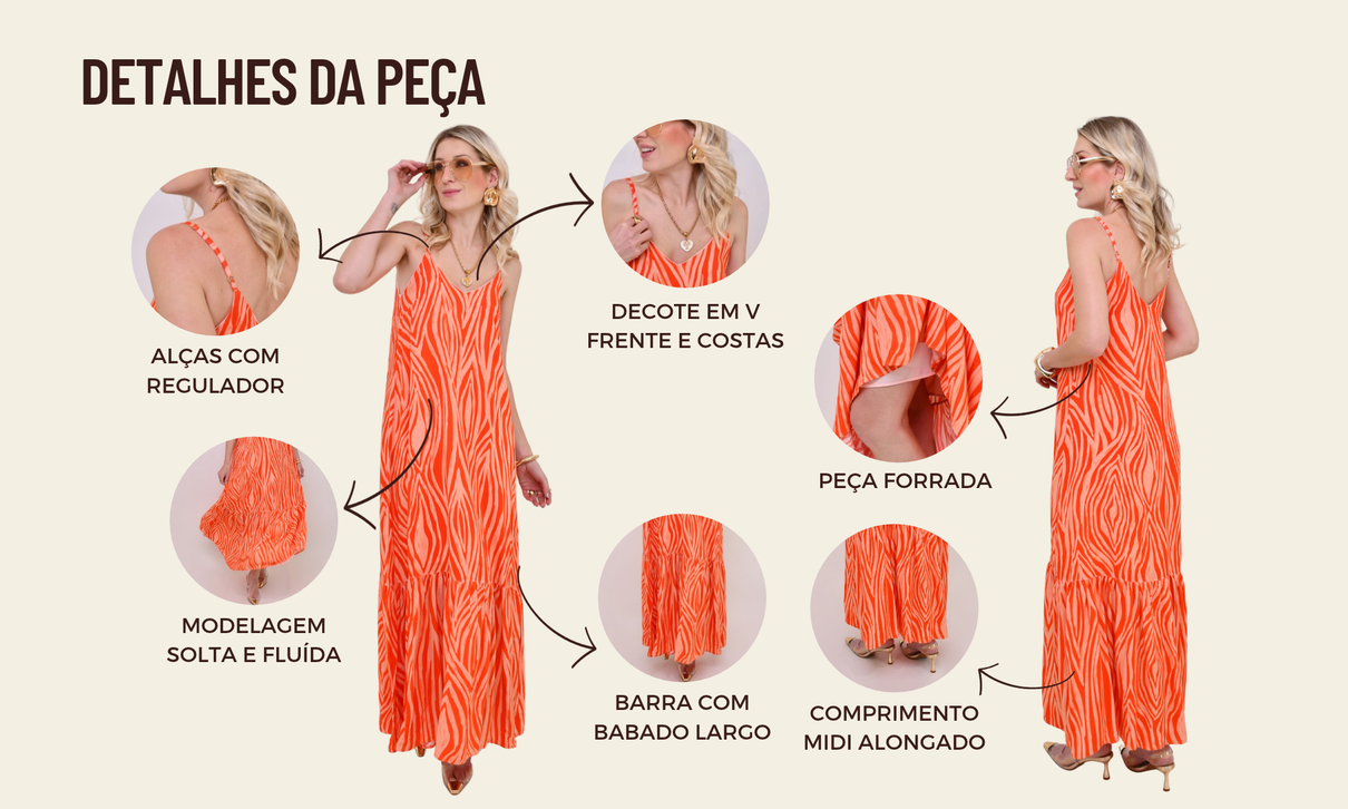 ficha de detalhes vestido karen vermelho