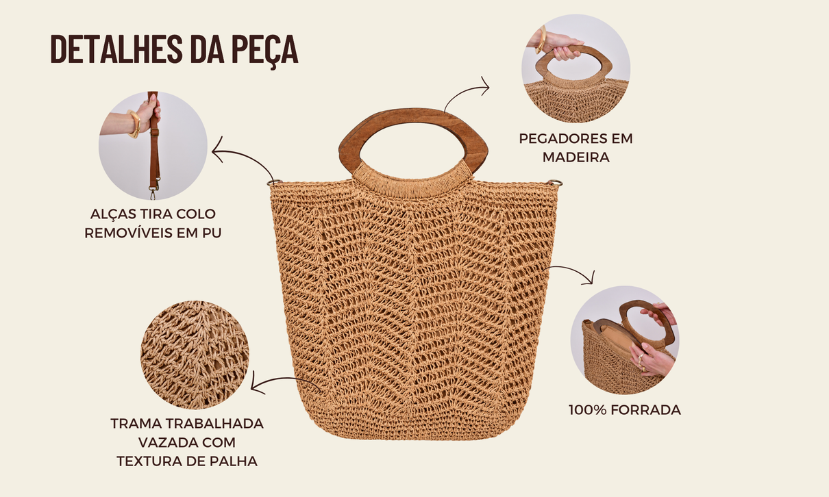ficha de detalhes bolsa palha