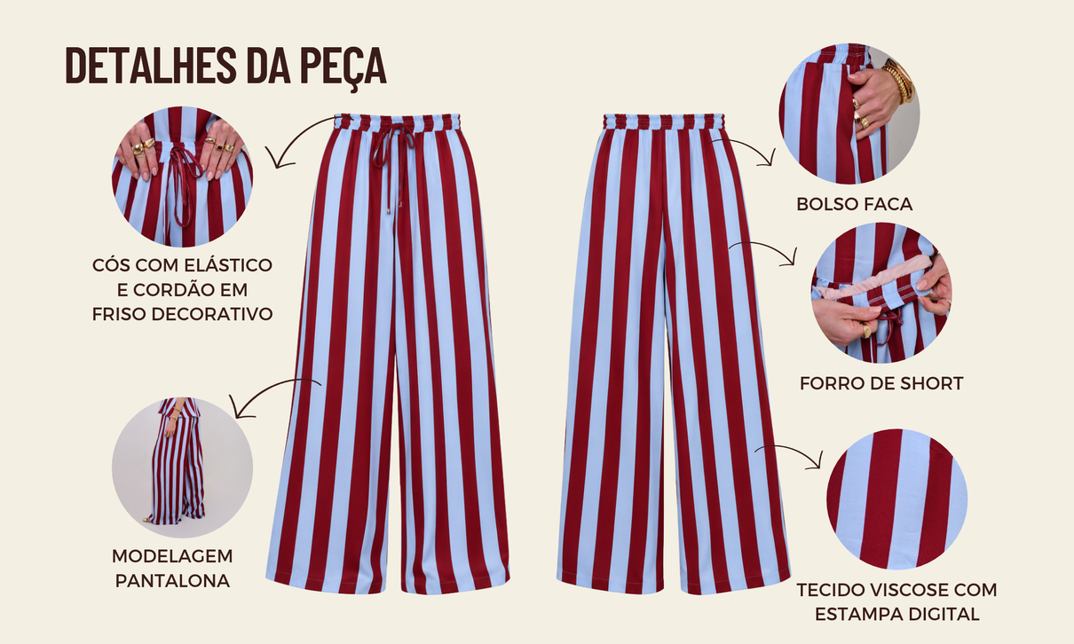 ficha de detalhes calca lia vinho e azul