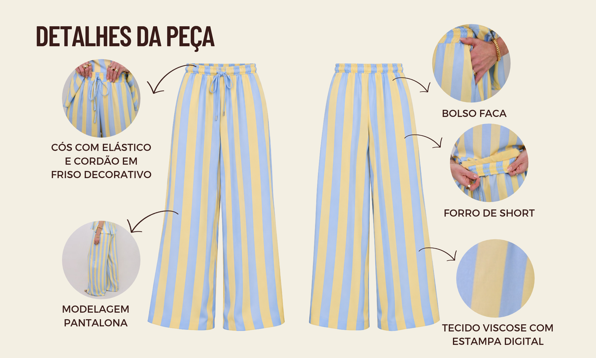 ficha de detalhes calca lia amarelo e azul